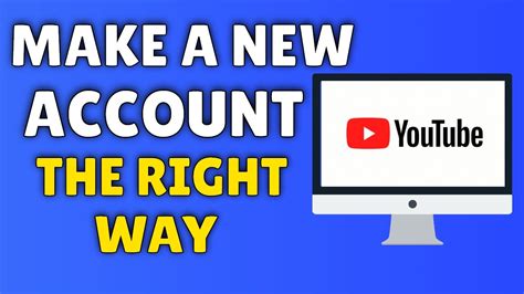 Create an account on YouTube